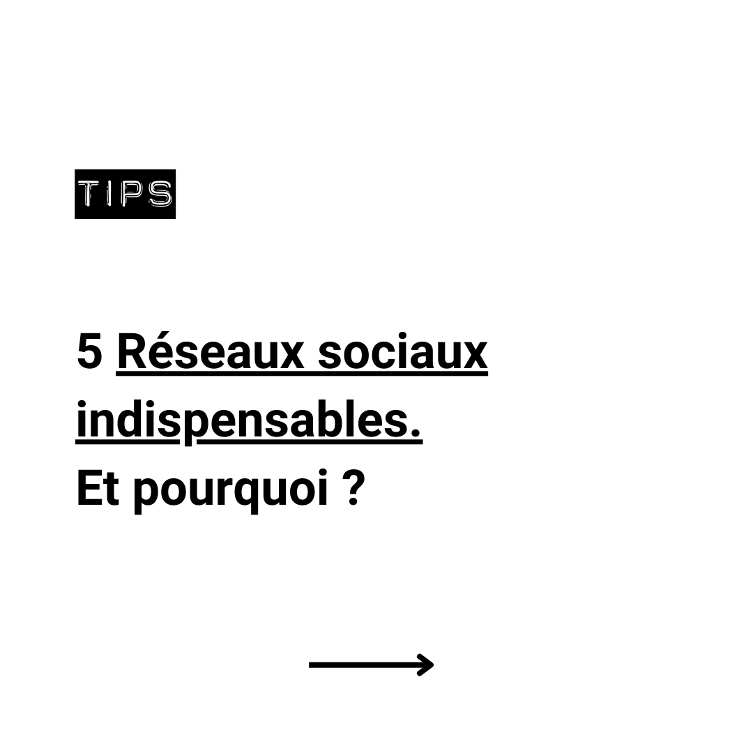 Quels réseaux sociaux choisir ? Et pourquoi ?