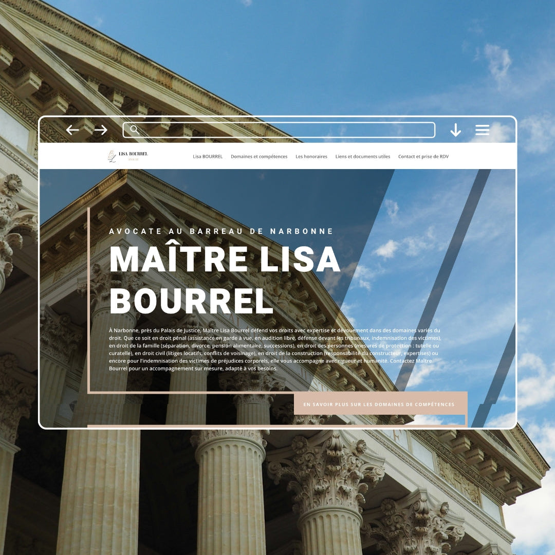 LISA BOURREL - site vitrine