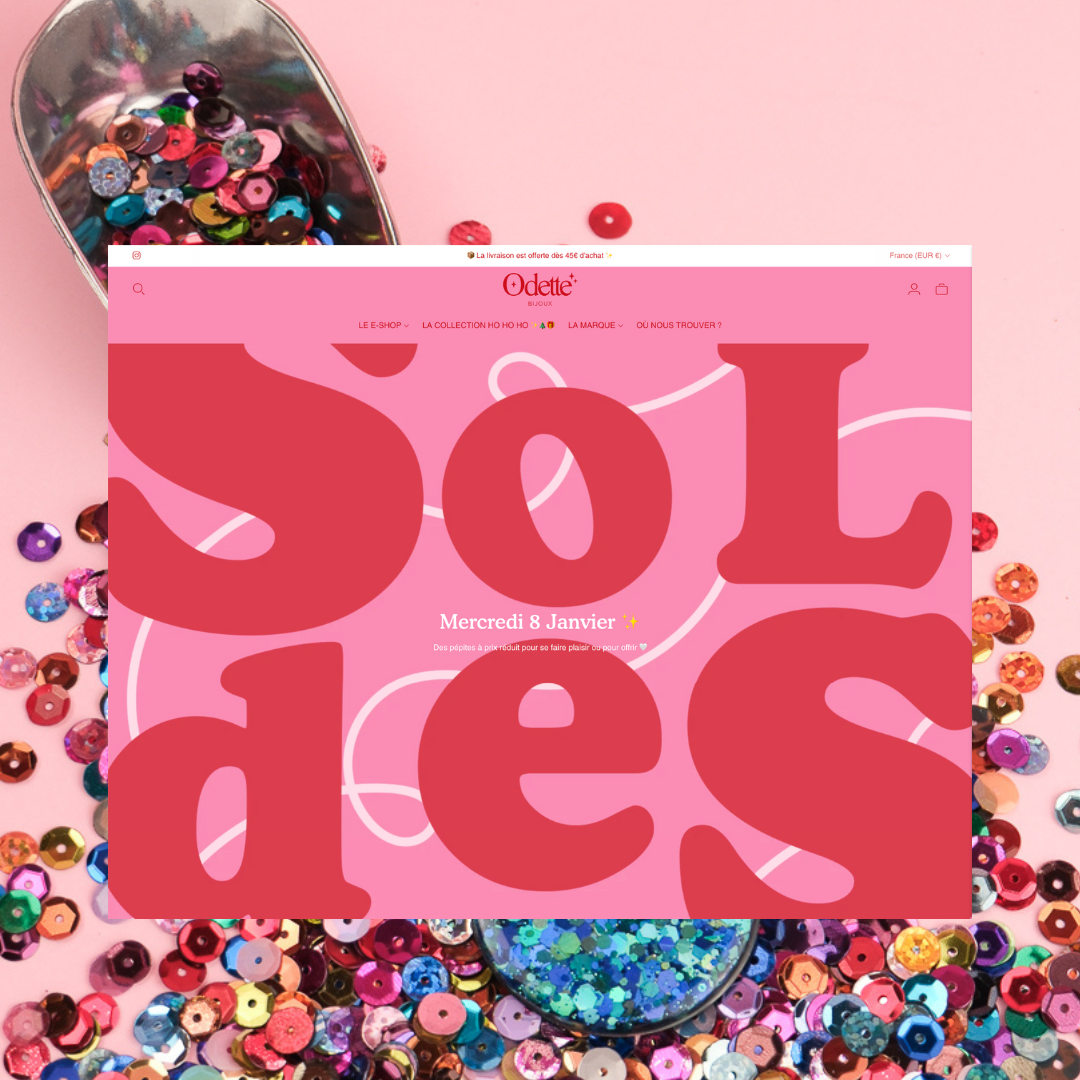 Odette Bijoux - Site e-commerce